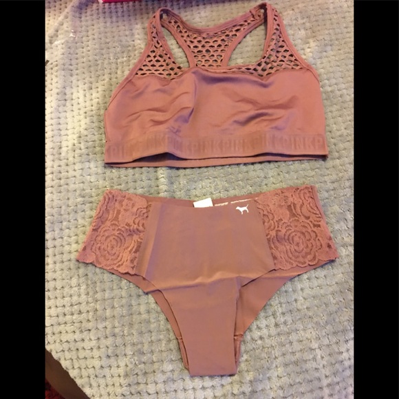 PINK Victoria's Secret Other - Brand New VS PINK Sports Bra & Cheeky Panty Set